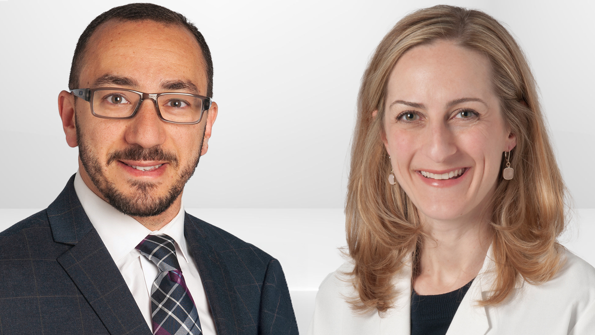 Dr. Rachel Taliercio and Dr. Michael Ghobrial